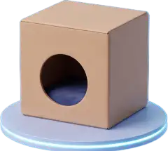 A new kraft pod with a glowing rim, waiting for the next module.
